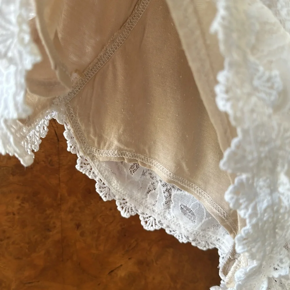 Free People White Tahlia Strapless Lace Romper - Picture 8 of 14